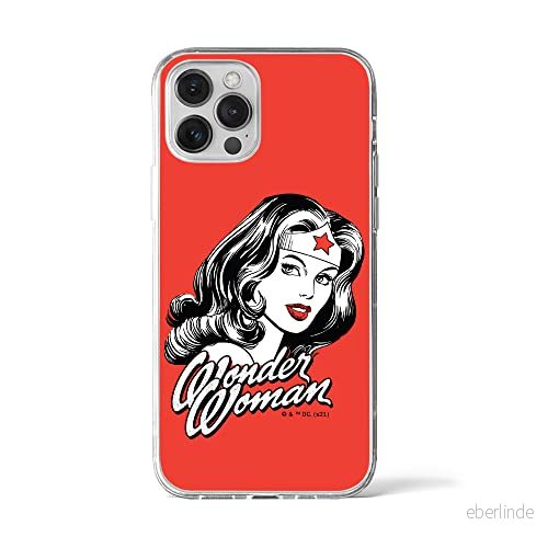 ERT GROUP mobiltelefonfodral för Iphone 12 PRO MAX originalt och officiellt licensierat DC mönster Wonder Woman 023 optimalt anpassad till formen på mobiltelefonen, fodral tillverkad av TPU plast 5903932948202