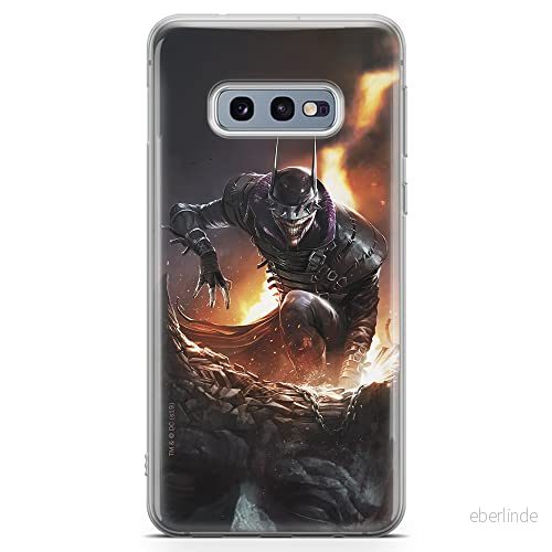ERT GROUP mobiltelefonfodral för Samsung S10e originalt och officiellt licensierat DC mönster Batman Who Laughs 001 optimalt anpassad till formen på mobiltelefonen, fodral tillverkad av TPU plast 5902980679359