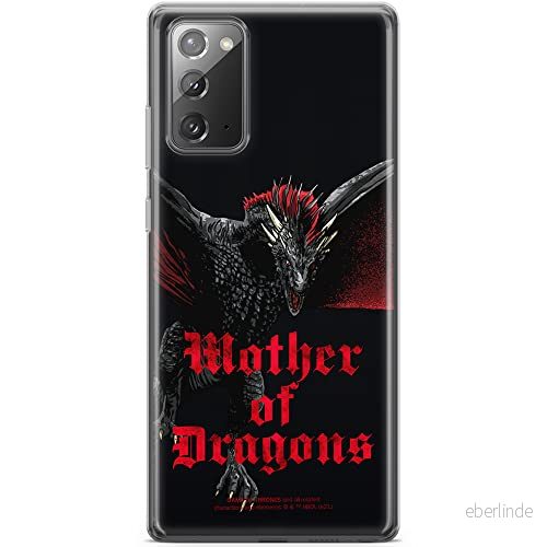 ERT GROUP mobiltelefonfodral för Samsung GALAXY NOTE 20 originalt och officiellt licensierat Game od Thrones mönster of 002, fodral tillverkad av TPU plast 5903932663396