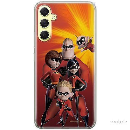 ERT GROUP mobiltelefonfodral för Samsung A34 5G originalt och officiellt licensierat Disney mönster Incredibles 001 optimalt anpassad till formen på mobiltelefonen, fodral tillverkad av TPU plast 5905511791865