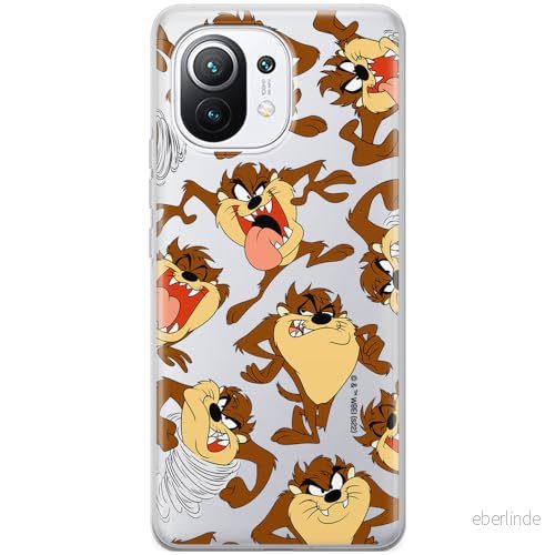 ERT GROUP mobiltelefonfodral för Xiaomi 11 originalt och officiellt licensierat Looney Tunes mönster Tasmanian 005 optimalt anpassad till formen på mobiltelefonen, gedeeltelijk transparant 5905511624071