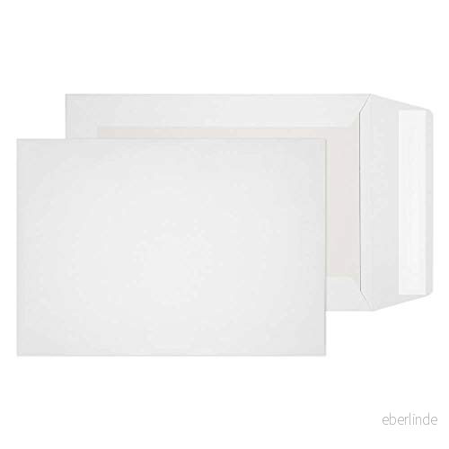 Blake rent förpackning C5 229 x 162 mm kartong bakficka dra och täta kuvert (5111) vit paket med 125 5060215933536