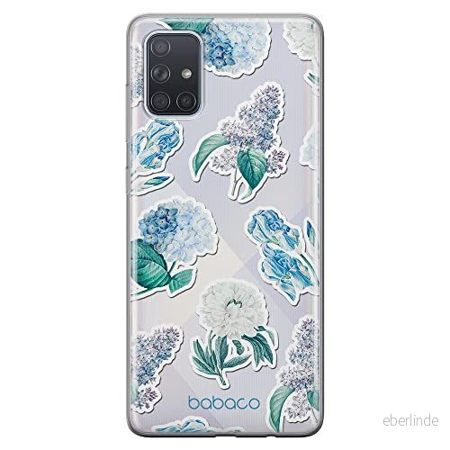 ERT GROUP mobiltelefonfodral för Samsung A71 originalt och officiellt licensierat Babaco mönster Flowers 029 optimalt anpassad till formen på mobiltelefonen, gedeeltelijk transparant 5905131272928