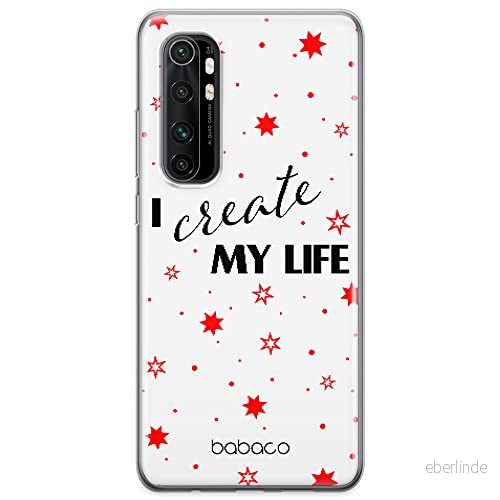 ERT GROUP mobiltelefonfodral för Xiaomi MI NOTE 10 Lite originalt och officiellt licensierat Babaco mönster Positive vibes 006 optimalt anpassad till formen på mobiltelefonen, gedeeltelijk transparant 5903932962864