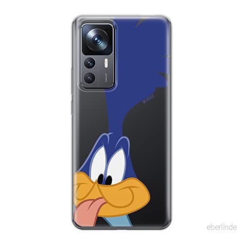 ERT GROUP mobiltelefonfodral för Xiaomi 12T/12T pro/K50 Ultra originalt och officiellt licensierat Looney Tunes mönster Road Runner 002 anpassad till formen på mobiltelefonen, gedeeltelijk transparant 5905511585204