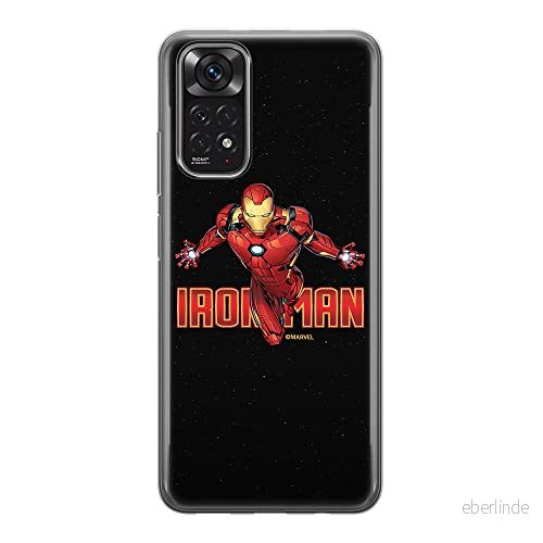 ERT GROUP mobiltelefonfodral för Xiaomi REDMI NOTE 11S 4G / 11 originalt och officiellt licensierat Marvel mönster Iron Man 030, fodral tillverkad av TPU plast 5905511565374