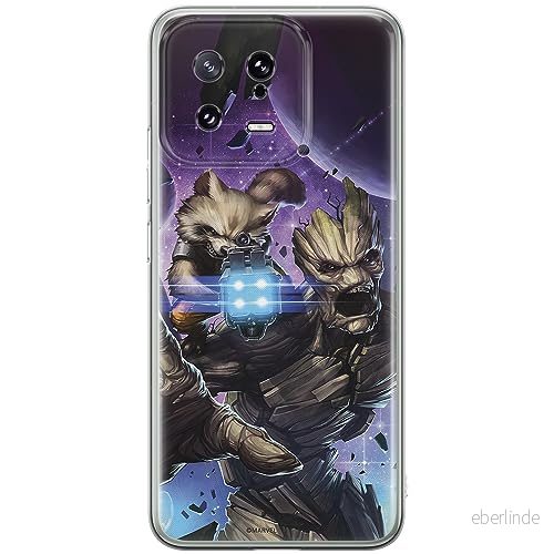 ERT GROUP mobiltelefonfodral för Xiaomi 13 originalt och officiellt licensierat Marvel mönster Guardians of the Galaxy 006 anpassad till formen på mobiltelefonen, fodral tillverkad av TPU plast 5905511914424