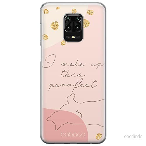 ERT GROUP mobiltelefonfodral för Xiaomi REDMI NOTE 9 PRO/ 9S originalt och officiellt licensierat Babaco mönster Cats 008 anpassad till formen på mobiltelefonen, fodral tillverkad av TPU plast 5905131106568