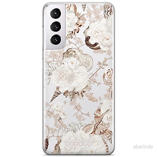 ERT GROUP mobiltelefonfodral för Samsung S21 PLUS originalt och officiellt licensierat Babaco mönster Flowers 044 optimalt anpassad till formen på mobiltelefonen, gedeeltelijk transparant 5905131325068