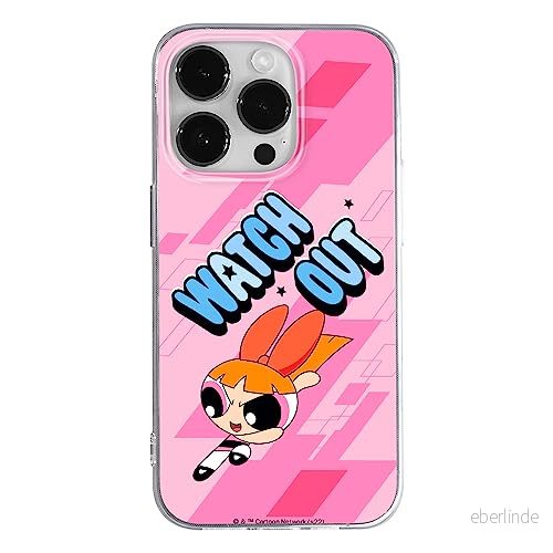 ERT GROUP mobiltelefonfodral för Iphone 14 PRO originalt och officiellt licensierat The Powerpuff Girls mönster 035, fodral tillverkad av TPU plast 5905511980610