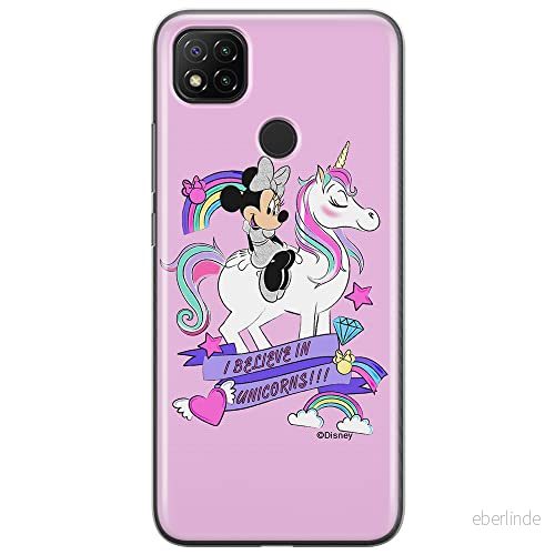 ERT GROUP mobiltelefonfodral för Xiaomi REDMI 9C originalt och officiellt licensierat Disney mönster Minnie 035 optimalt anpassad till formen på mobiltelefonen, fodral tillverkad av TPU plast 5903040276570