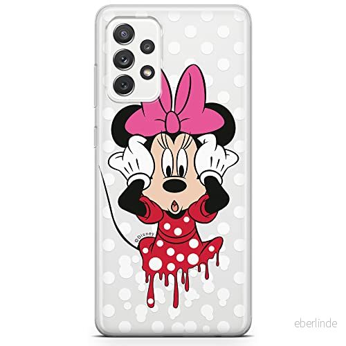 ERT GROUP mobiltelefonfodral för Samsung A73 5G originalt och officiellt licensierat Disney mönster Minnie 016 optimalt anpassad till formen på mobiltelefonen, gedeeltelijk transparant 5904805512209