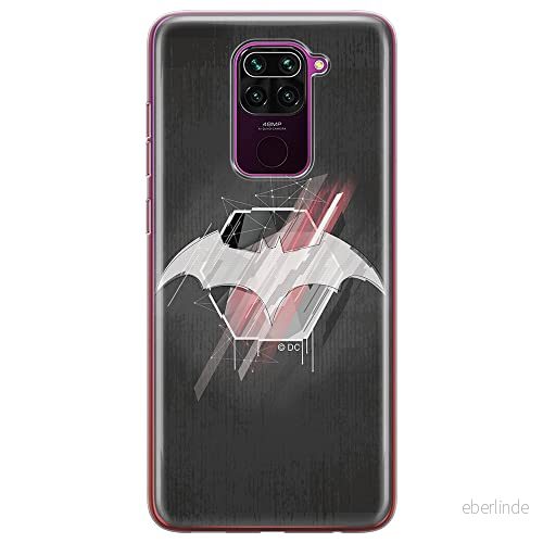 ERT GROUP mobiltelefonfodral för Xiaomi REDMI NOTE 9 originalt och officiellt licensierat DC mönster Batman 002 optimalt anpassad till formen på mobiltelefonen, fodral tillverkad av TPU plast 5903040331262