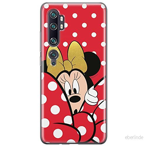ERT GROUP mobiltelefonfodral för Xiaomi MI NOTE 10 / PRO originalt och officiellt licensierat Disney mönster Minnie 015, fodral tillverkad av TPU plast 5904805579141