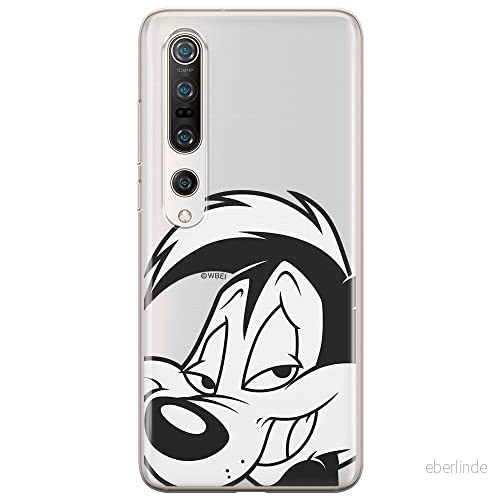 ERT GROUP mobiltelefonfodral för Xiaomi MI 10 / PRO originalt och officiellt licensierat Looney Tunes mönster Pepe Le Pew 001 anpassad till formen på mobiltelefonen, gedeeltelijk transparant 5903537172477