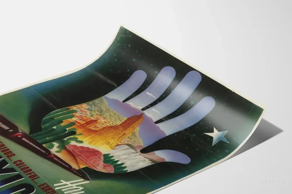 Färgglad vintageposter för väggdekoration Mexico Mystisk och Exotisk - Bild 3