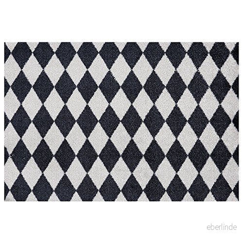 Zala Living Home dörrmatta för inomhus och utomhusbruk 50 x 150 cm golvmatta smutssamlande matta modern design tvättbar väderbeständig, halkfri entré cirkelsvart 4260525254791 Zala Living Home dörrmatta för inomhus och utomhusbruk 50 x 150 cm golvmatta smutssamlande matta modern design tvättbar väderbeständig, halkfri entré cirkelsvart 4260525254791