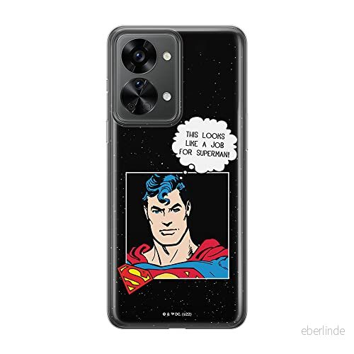 ERT GROUP mobiltelefonfodral för Oneplus NORD 2T 5G originalt och officiellt licensierat DC mönster Superman 037 optimalt anpassad till formen på mobiltelefonen, fodral tillverkad av TPU plast 5905511276546