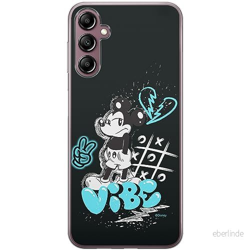 ERT GROUP mobiltelefonfodral för Samsung A14 4G/5G originalt och officiellt licensierat Disney mönster Mickey 051 optimalt anpassad till formen på mobiltelefonen, fodral tillverkad av TPU plast 5905795033668