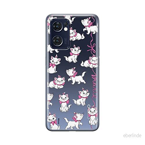 ERT GROUP mobiltelefonfodral för Oppo RENO 7 5G originalt och officiellt licensierat Disney mönster Marie 008 optimalt anpassad till formen på mobiltelefonen, gedeeltelijk transparant 5905511319854