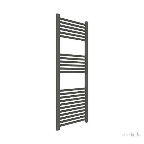 ERCOS Handdukshållare för handdukstork Badrum Storlek 500x1200 MM Radiator Färg Quartz Matt, 1/2" Tillbehör Med Monteringssats 8053470354380