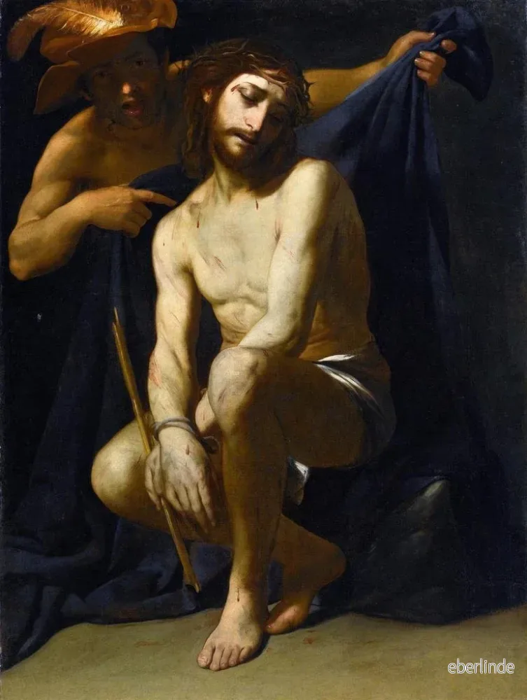 Målning La moquerie du Christ - Antonio de Bellis | Konsttryck - Bild 2