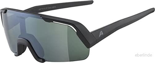 ALPINA Unisex Barn, ROCKET YOUTH Q LITE Sportglasögon, black matt/silver, One Size 4003692315977