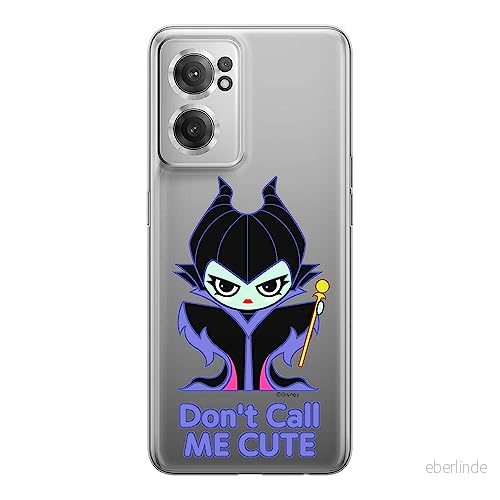 ERT GROUP mobiltelefonfodral för Oneplus NORD CE 2 originalt och officiellt licensierat Disney mönster Maleficent 003 optimalt anpassad till formen på mobiltelefonen, gedeeltelijk transparant 5905511293185