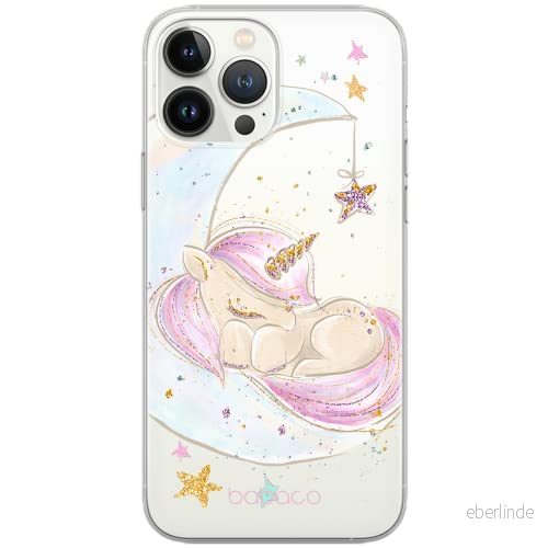 ERT GROUP mobiltelefonfodral för Apple Iphone XS Max originalt och officiellt licensierat Babaco mönster Unicorn 003 Vit optimalt anpassad till formen på mobiltelefonen, gedeeltelijk transparant 5903040442852