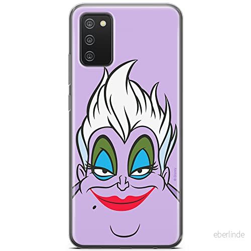 ERT GROUP mobiltelefonfodral för Samsung A02S originalt och officiellt licensierat Disney mönster Ursula 002 optimalt anpassad till formen på mobiltelefonen, gedeeltelijk transparant 5903040225998