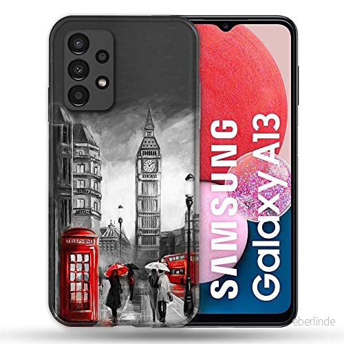 Fodral för Samsung Galaxy A13 resor England London vintage 3614848282251