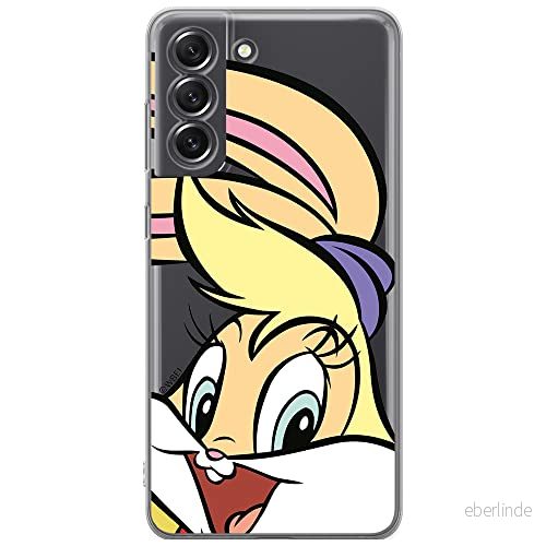 ERT GROUP mobiltelefonfodral för Samsung S21 FE originalt och officiellt licensierat Looney Tunes mönster Lola 002 optimalt anpassad till formen på mobiltelefonen, gedeeltelijk transparant 5903932987652