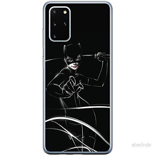 ERT GROUP mobiltelefonfodral för Samsung S20 PLUS / S11 originalt och officiellt licensierat DC mönster Catwoman 003 Vit optimalt anpassad till formen på mobiltelefonen, fodral tillverkad av TPU plast 5903537536118