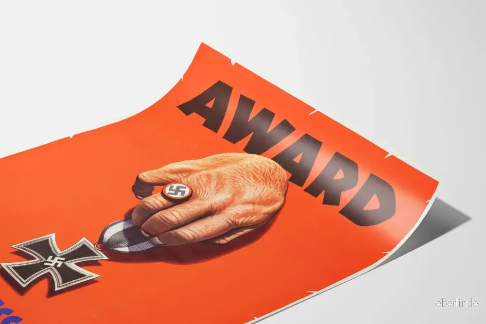 Vintage propagandaposter 'Pris för vårdslöst prat' - Bild 3