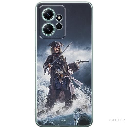 ERT GROUP mobiltelefonfodral för Xiaomi REDMI NOTE 12 4G originalt och officiellt licensierat Disney mönster Pirates of the Caribbean 002, fodral tillverkad av TPU plast 5905511953980