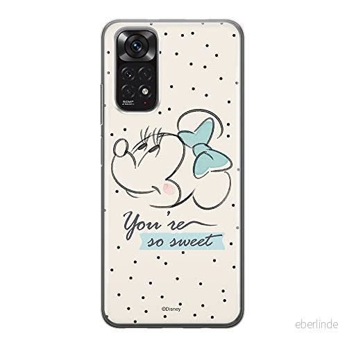 ERT GROUP mobiltelefonfodral för Xiaomi REDMI NOTE 11S 4G / 11 originalt och officiellt licensierat Disney mönster Minnie 042, fodral tillverkad av TPU plast 5905511555849