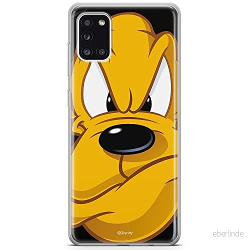 ERT GROUP mobiltelefonfodral för Samsung A31 originalt och officiellt licensierat Disney mönster Pluto 002 optimalt anpassad till formen på mobiltelefonen, fodral tillverkad av TPU plast 5903040219317