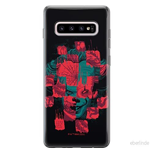 ERT GROUP mobiltelefonfodral för Samsung S10 PLUS originalt och officiellt licensierat Horror mönster It 013 optimalt anpassad till formen på mobiltelefonen, fodral tillverkad av TPU plast 5905131982162
