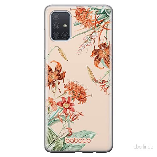 ERT GROUP mobiltelefonfodral för Samsung A71 5G originalt och officiellt licensierat Babaco mönster Flowers 057 optimalt anpassad till formen på mobiltelefonen, fodral tillverkad av TPU plast 5905131365217