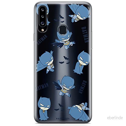 ERT GROUP mobiltelefonfodral för Samsung A20S originalt och officiellt licensierat DC mönster Batman 076 optimalt anpassad till formen på mobiltelefonen, gedeeltelijk transparant 5905131506634