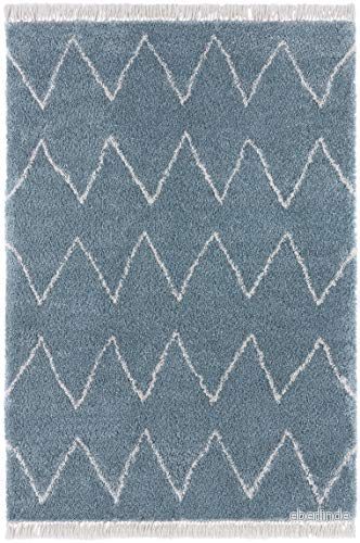 mint mattor rubin matta modern 120x170 cm Blau Creme 4260578020329
