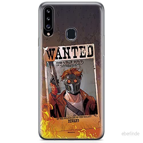 ERT GROUP mobiltelefonfodral för Samsung A20S originalt och officiellt licensierat Marvel mönster Star Lord 001 optimalt anpassad till formen på mobiltelefonen, fodral tillverkad av TPU plast 5904805437328