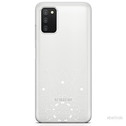 ERT GROUP mobiltelefonfodral för Samsung A03S originalt och officiellt licensierat Babaco mönster Mandalas 008 Vit optimalt anpassad till formen på mobiltelefonen, gedeeltelijk transparant 5904805854620