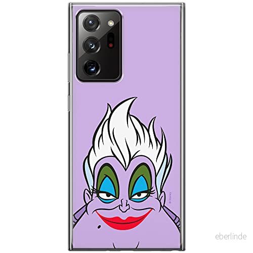ERT GROUP mobiltelefonfodral för Samsung GALAXY NOTE 20 ULTRA originalt och officiellt licensierat Disney mönster Ursula 002 anpassad till formen på mobiltelefonen, fodral tillverkad av TPU plast 5903040355794