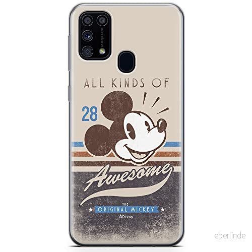 ERT GROUP mobiltelefonfodral för Samsung M31 originalt och officiellt licensierat Disney mönster Mickey 009 optimalt anpassad till formen på mobiltelefonen, fodral tillverkad av TPU plast 5904805476006