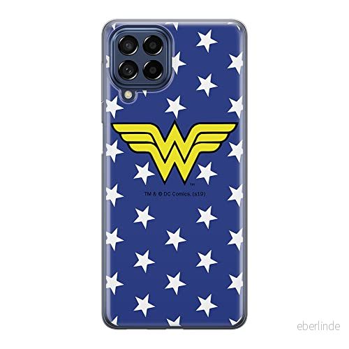 ERT GROUP mobiltelefonfodral för Samsung M33 5G originalt och officiellt licensierat DC mönster Wonder Woman 006 optimalt anpassad till formen på mobiltelefonen, fodral tillverkad av TPU plast 5905511348830