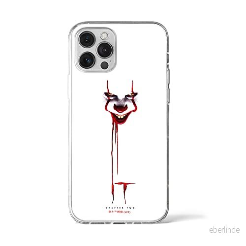 ERT GROUP mobiltelefonfodral för Iphone 12 PRO MAX originalt och officiellt licensierat Horror mönster It 024 optimalt anpassad till formen på mobiltelefonen, fodral tillverkad av TPU plast 5905511007935