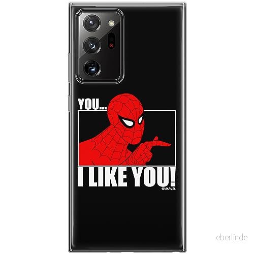 ERT GROUP mobiltelefonfodral för Samsung GALAXY NOTE 20 ULTRA originalt och officiellt licensierat Marvel mönster Spider Man 034 anpassad till formen på mobiltelefonen, fodral tillverkad av TPU plast 5905795010737