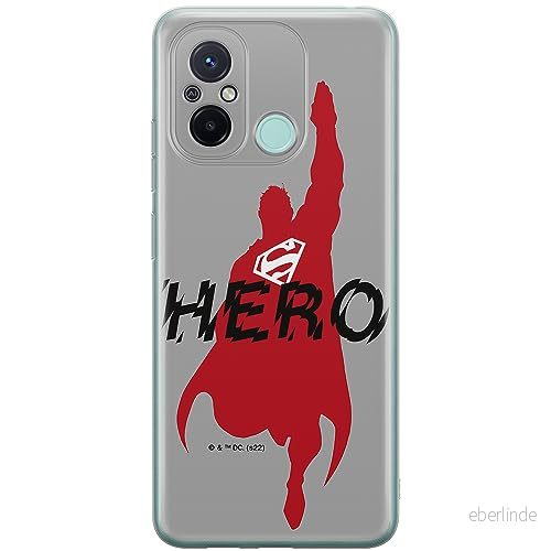 ERT GROUP mobiltelefonfodral för Xiaomi REDMI 12C/ 11A originalt och officiellt licensierat DC mönster Superman 038 anpassad till formen på mobiltelefonen, fodral tillverkad av TPU plast 5905511848842