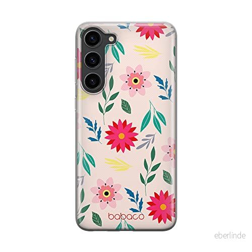 ERT GROUP mobiltelefonfodral för Samsung S23 originalt och officiellt licensierat Babaco mönster Flowers 010 optimalt anpassad till formen på mobiltelefonen, fodral tillverkad av TPU plast 5905511426552